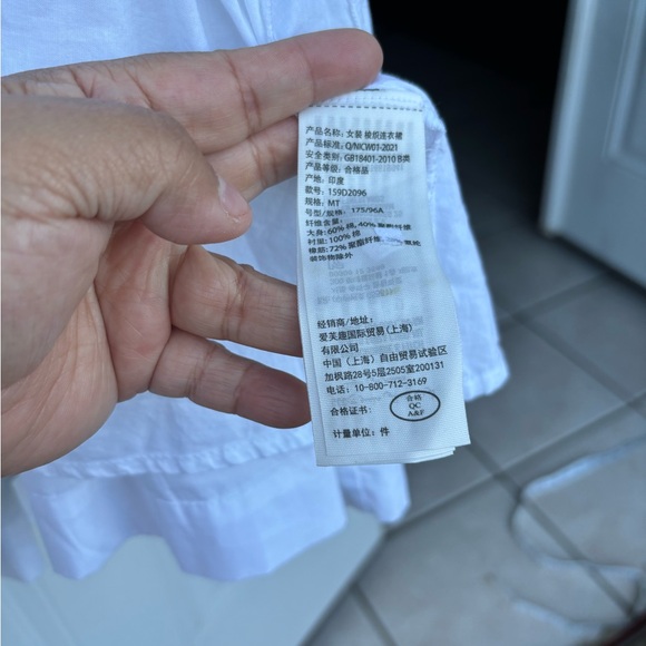 Abercrombie & Fitch White Tiered Ruffle Strap Sundress - Kids - Picture 6 of 7